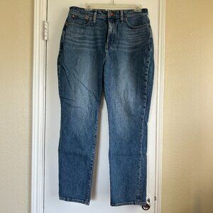 Madewell Curvy Perfect Vintage Jean, Medium Dark Wash, Size 31